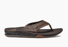 Leather Fanning Flip Flops